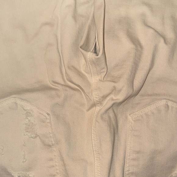 J Brand Women's Distressed Cream Ankle Jeans - Picture 14 of 16